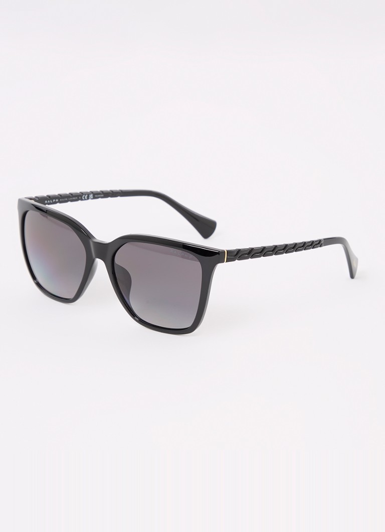 Ralph Lauren Dames Wayfarer zonnebril gepolariseerd RA5328U Zwart - Deal