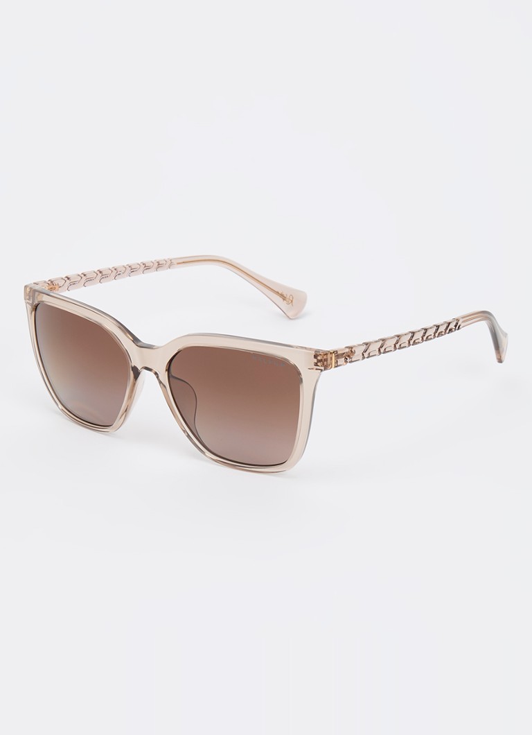 Ralph Lauren Dames Wayfarer zonnebril gepolariseerd RA5328U Beige - Deal