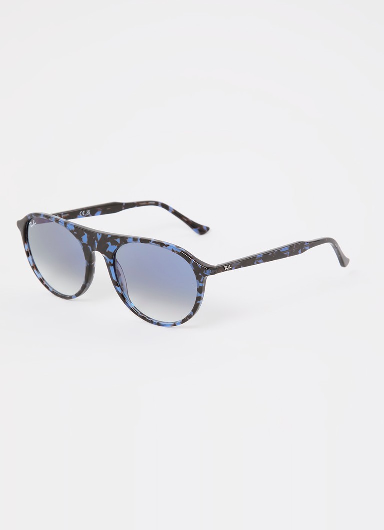 Ray-Ban Heren Piloten zonnebril RB2215 Blauw - Deal