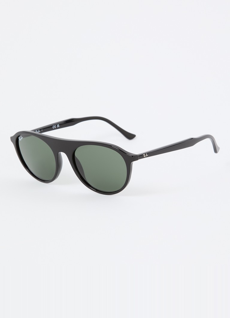 Ray-Ban Heren Retro zonnebril RB2215 Zwart - Deal