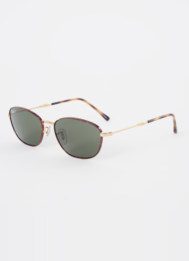 Ray-Ban Dames Retro zonnebril gepolariseerd RB3749 Donkerbruin - Deal