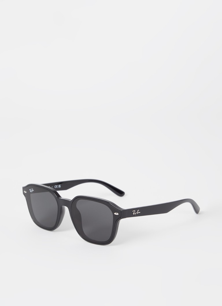 Ray-Ban Heren Retro zonnebril gepolariseerd RB4458D Zwart - Deal