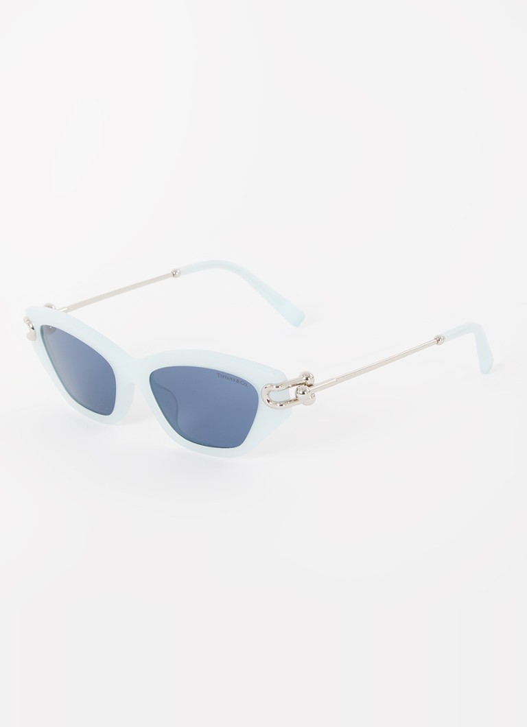 Tiffany & Co. Dames Cat Eye zonnebril TF4231U Lichtblauw - Deal