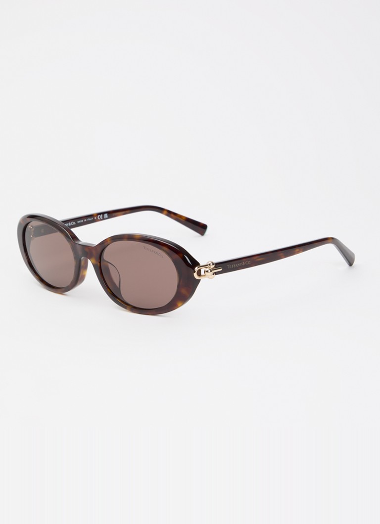 Tiffany & Co. Dames Retro zonnebril TF4242D Donkerbruin - Deal