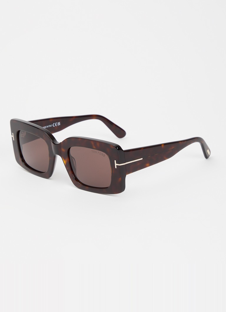 TOM FORD Dames Brigitta zonnebril TR001934 Donkerbruin