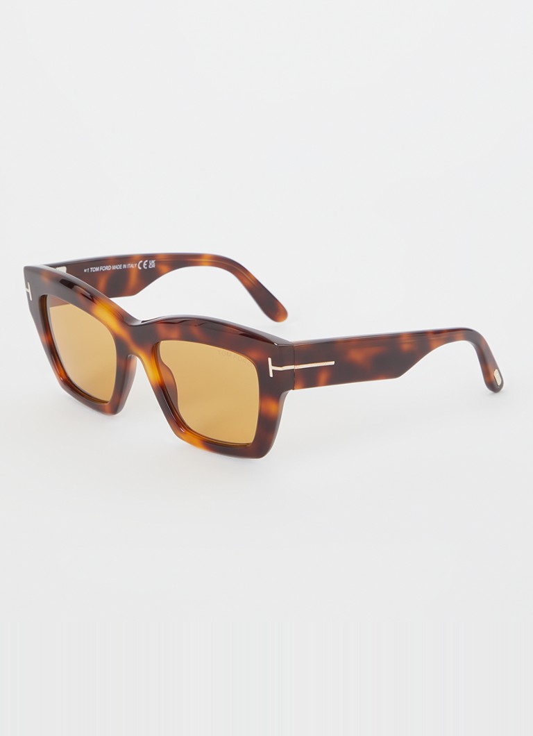 TOM FORD Dames Luna zonnebril FT1191 Roestbruin - Deal
