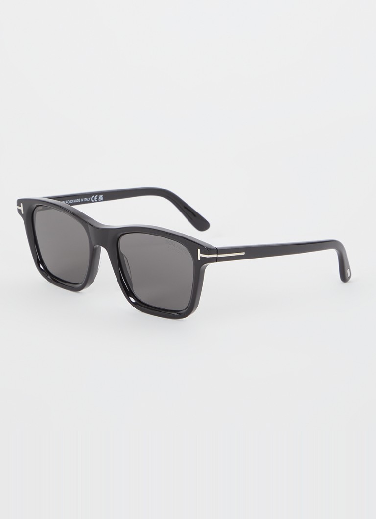 TOM FORD Heren Barron zonnebril gepolariseerd FT1179 Zwart - Deal