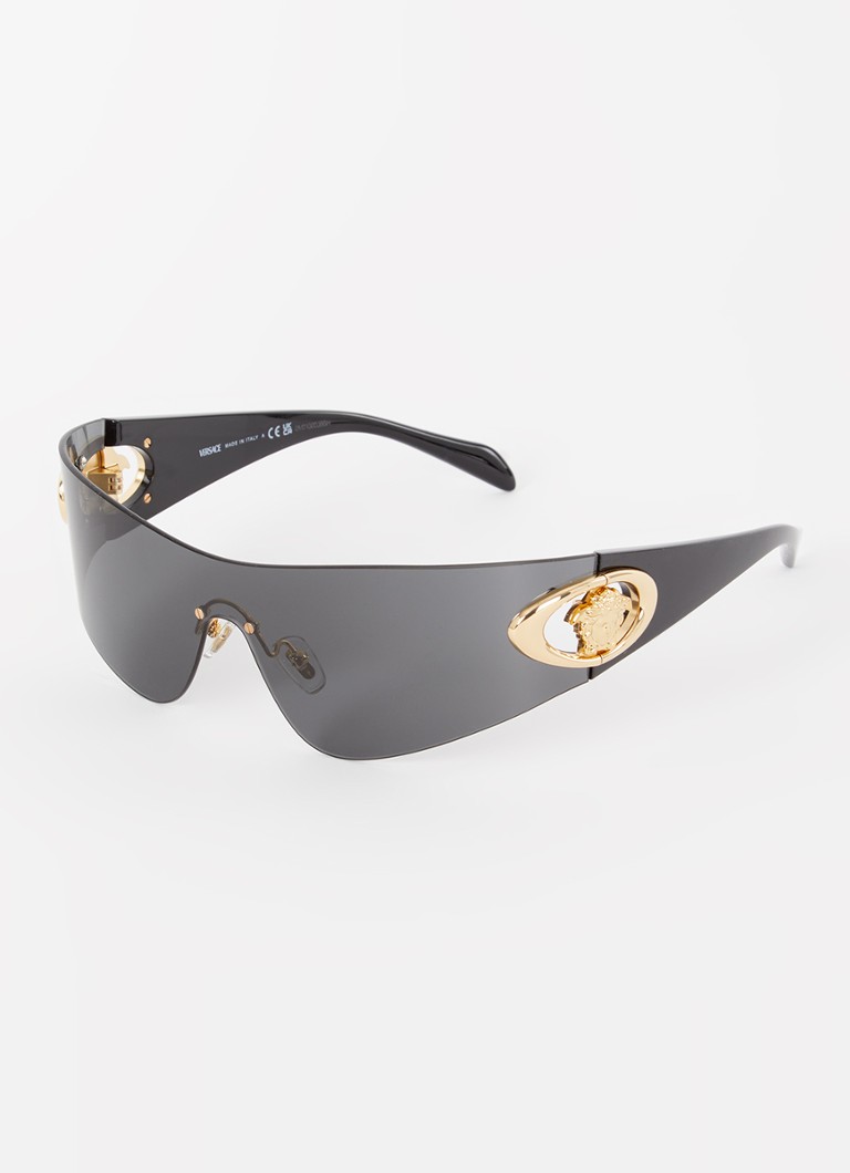 Versace Dames Shield zonnebril VE2280 Zwart