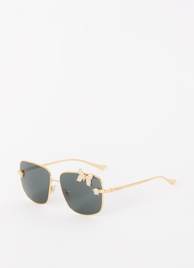 Versace Dames Retro zonnebril VE2282 Goud