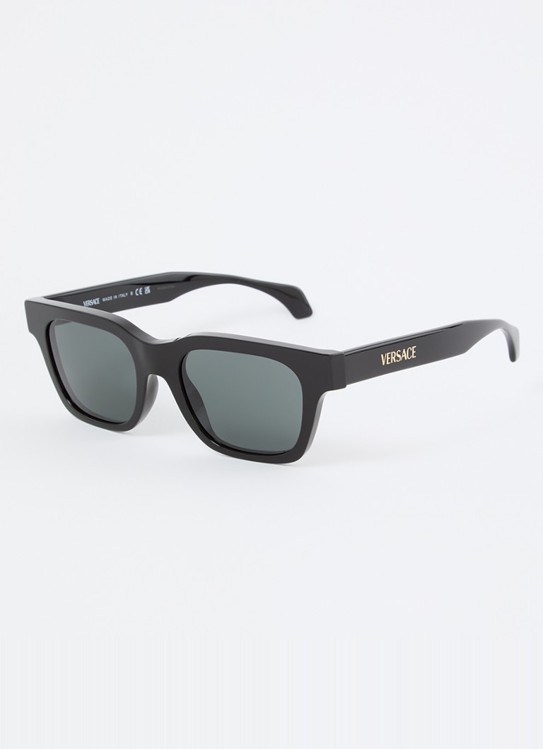 Versace Heren Wayfarer zonnebril VE4486 Zwart - Deal