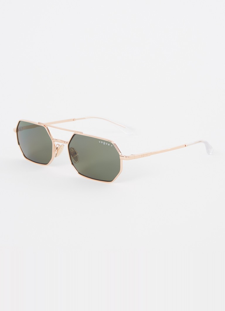 VOGUE Dames Piloten zonnebril gepolariseerd VO4329S Roségoud - Deal