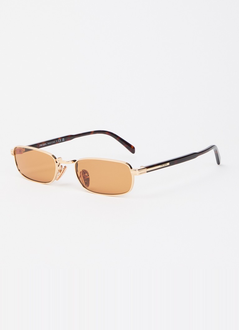 Prada Dames Retro zonnebril PR B54S Goud - Deal
