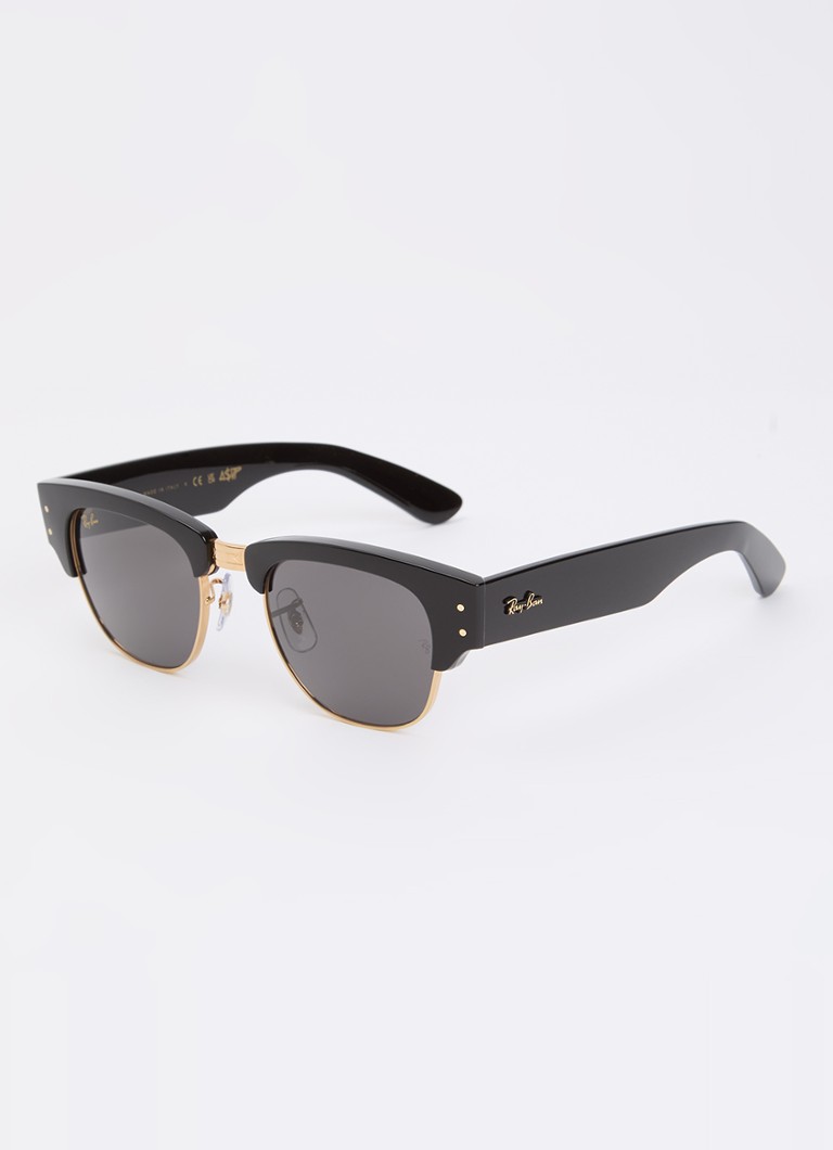 Ray-Ban Heren Mega Clubmaster zonnebril RB0316-S Zwart - Deal