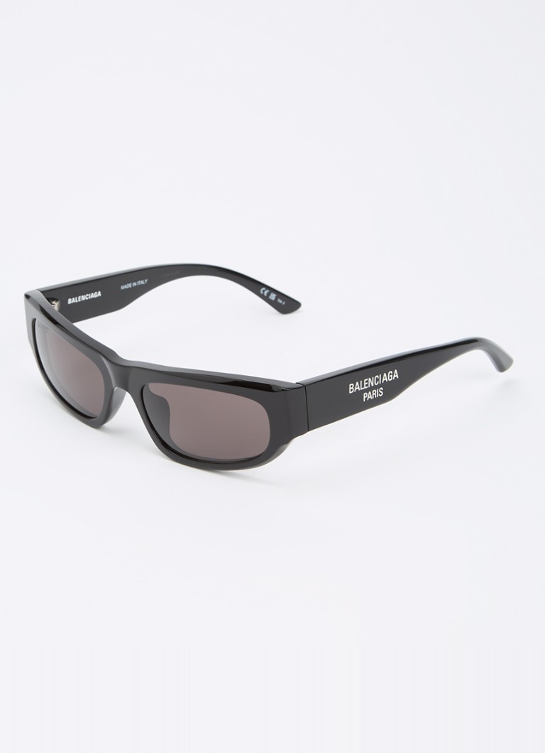 Balenciaga Heren Retro zonnebril BB0388S Zwart