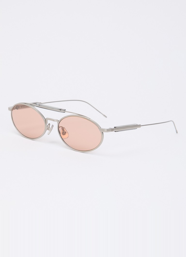 Brunello Cucinelli Dames Retro zonnebril BC2013ST Zilver - Deal