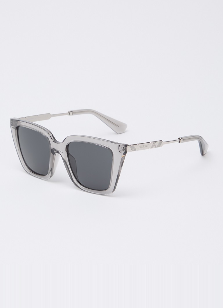 Burberry Dames Wayfarer zonnebril BE4473U Lichtgrijs - Deal