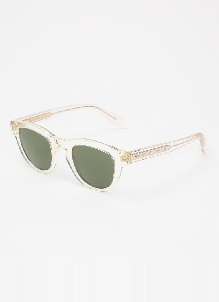 Burberry Heren Retro zonnebril BE4477 Transparant - Deal