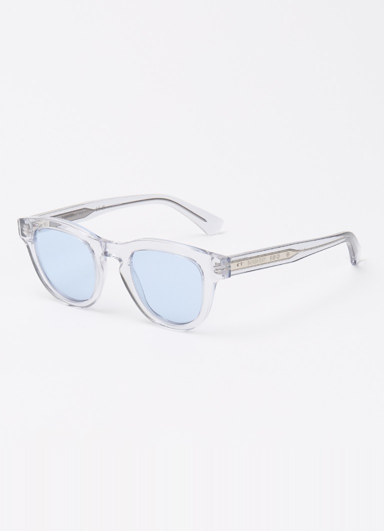 Burberry Heren Retro zonnebril BE4477 Transparant - Deal