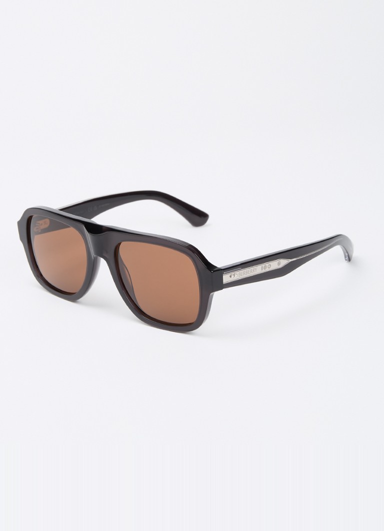 Burberry Dames Piloten zonnebril BE4478 Zwart