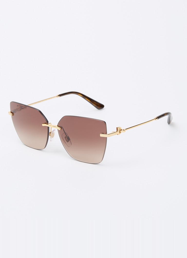 Dolce & Gabbana Dames Butterfly zonnebril DG 2321 Bruin - Deal