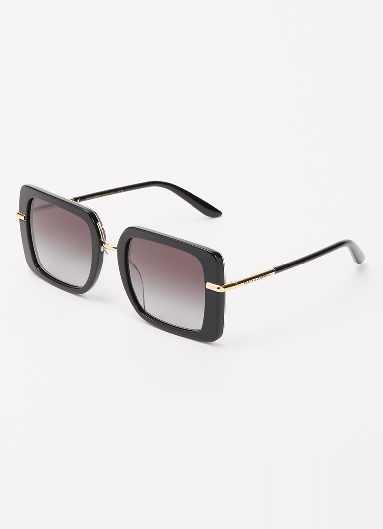 Dolce & Gabbana Dames Butterfly zonnebril DG4491 Zwart - Deal