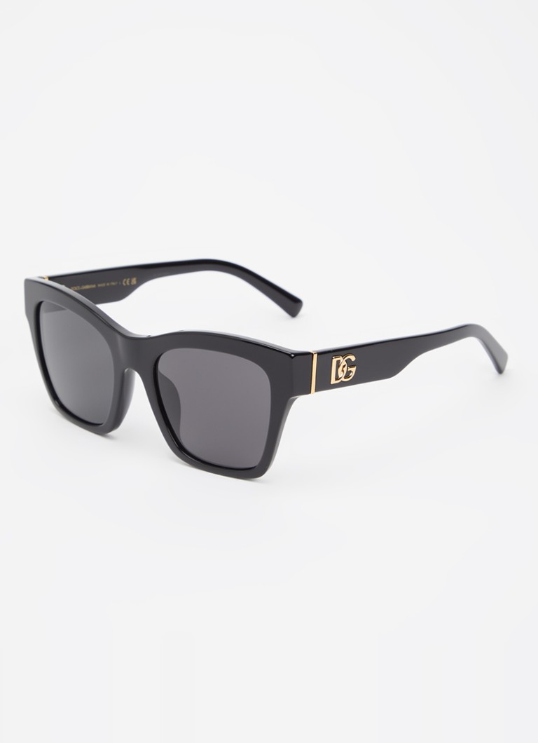 Dolce & Gabbana Dames Wayfarer zonnebril DG4512 Zwart - Deal