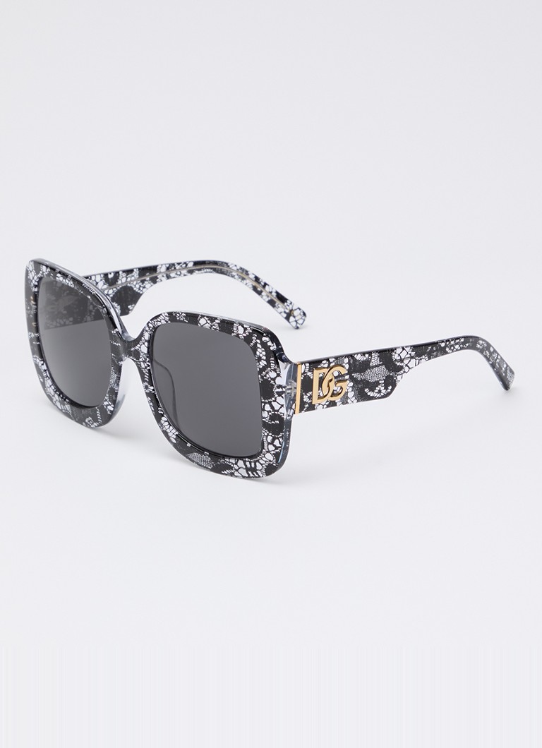 Dolce & Gabbana Dames Butterfly zonnebril DG4513 Zwart - Deal