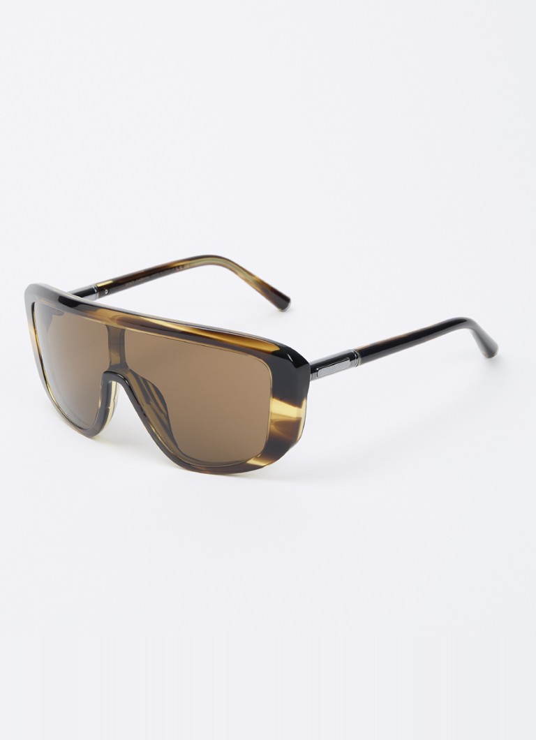 Dolce & Gabbana Dames Shield zonnebril DG4520 Bruin - Deal