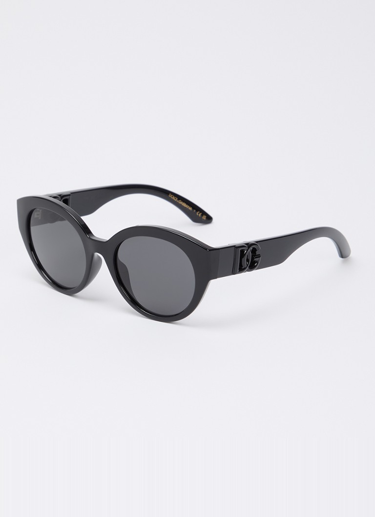 Dolce & Gabbana Kinderen Cat Eye zonnebril DX6010 Zwart - Deal