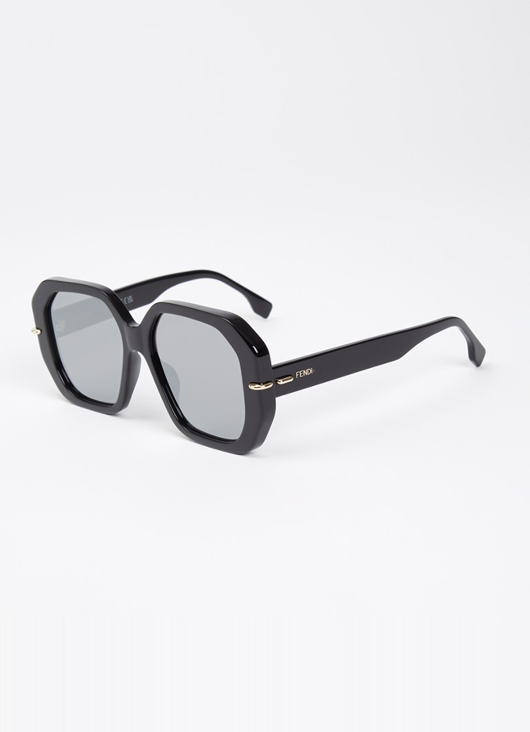 Fendi Dames Selleria zonnebril FE40173I Zwart - Deal