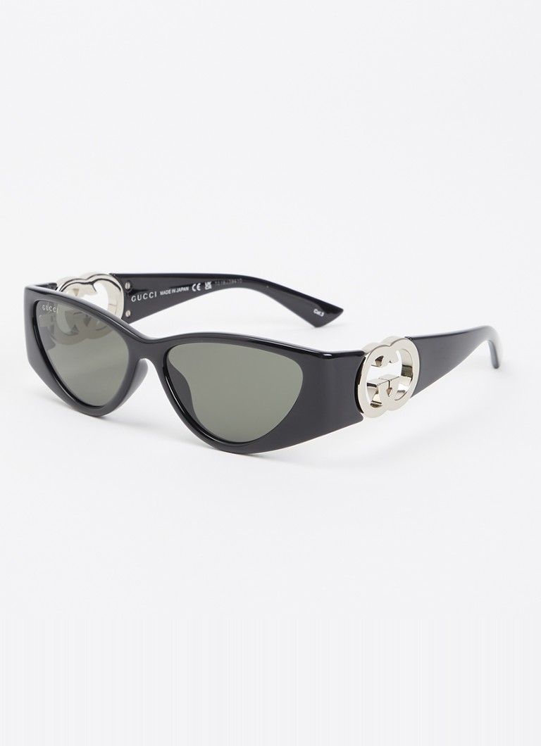 Gucci Dames Cat Eye zonnebril GG1824S Zwart