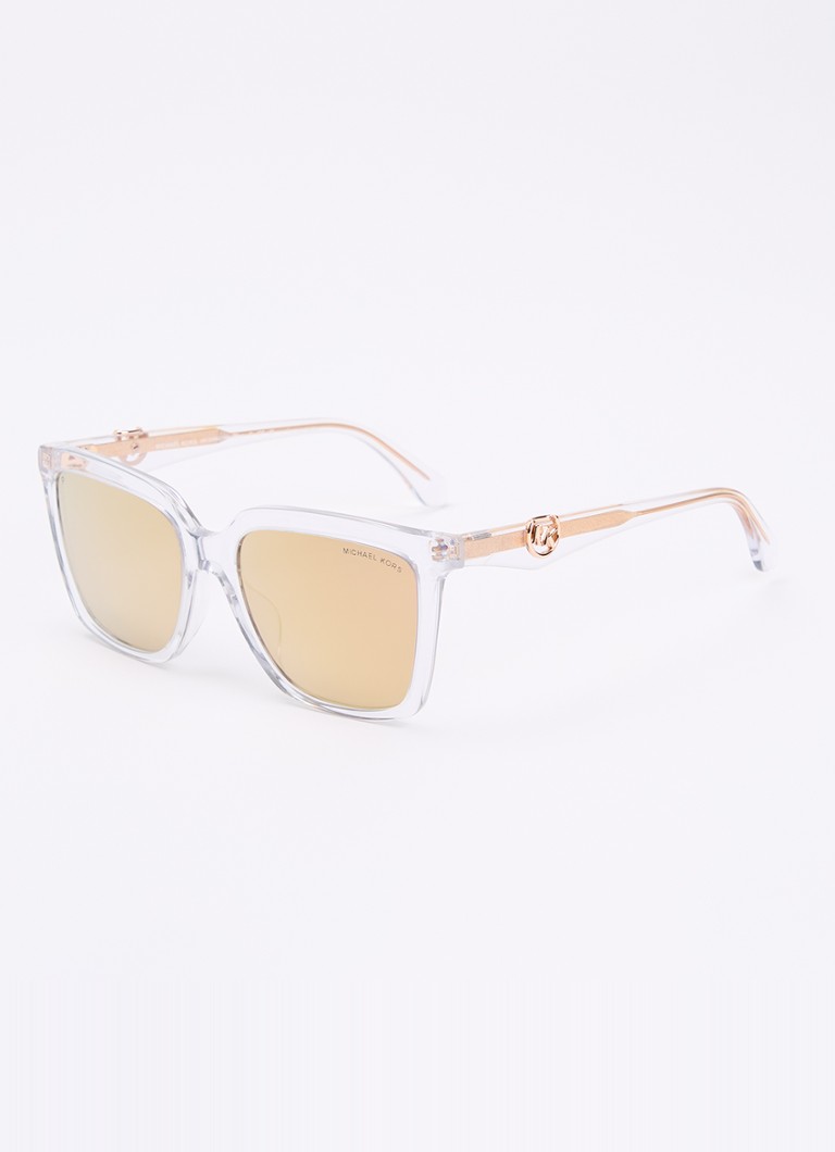 Dames Wayfarer zonnebril MK2256U - Gepolariseerd, Transparant