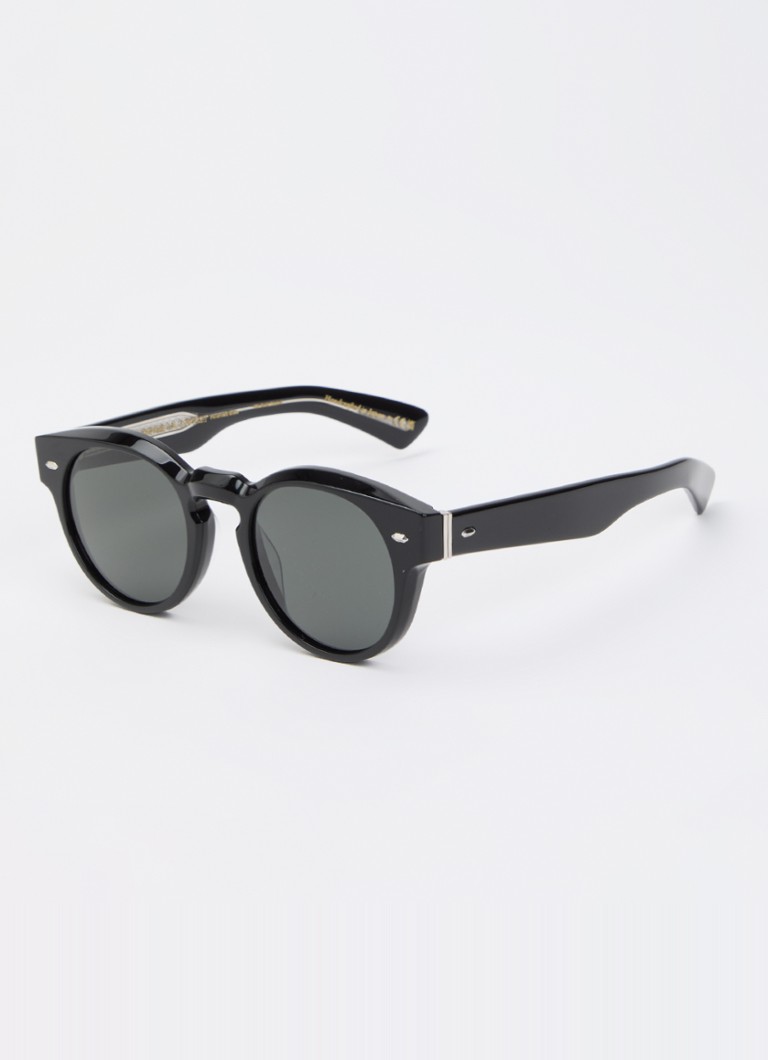 Oliver Peoples Heren Hayton zonnebril gepolariseerd OV5571SU Zwart - Deal