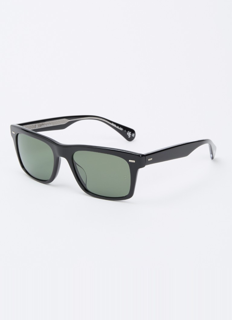 Oliver Peoples Heren R-16 zonnebril gepolariseerd OV5596SU Zwart - Deal