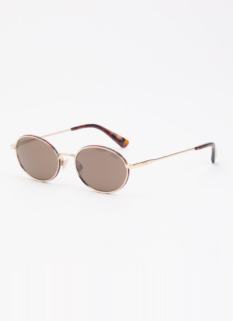 Ralph Lauren Dames Retro zonnebril PH3162 Goud - Deal