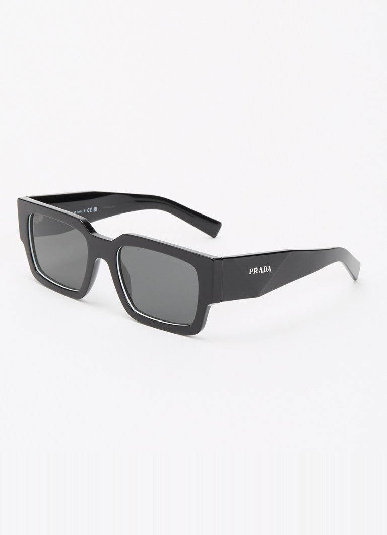 Prada Dames Wayfarer zonnebril PR B17S Zwart - Deal