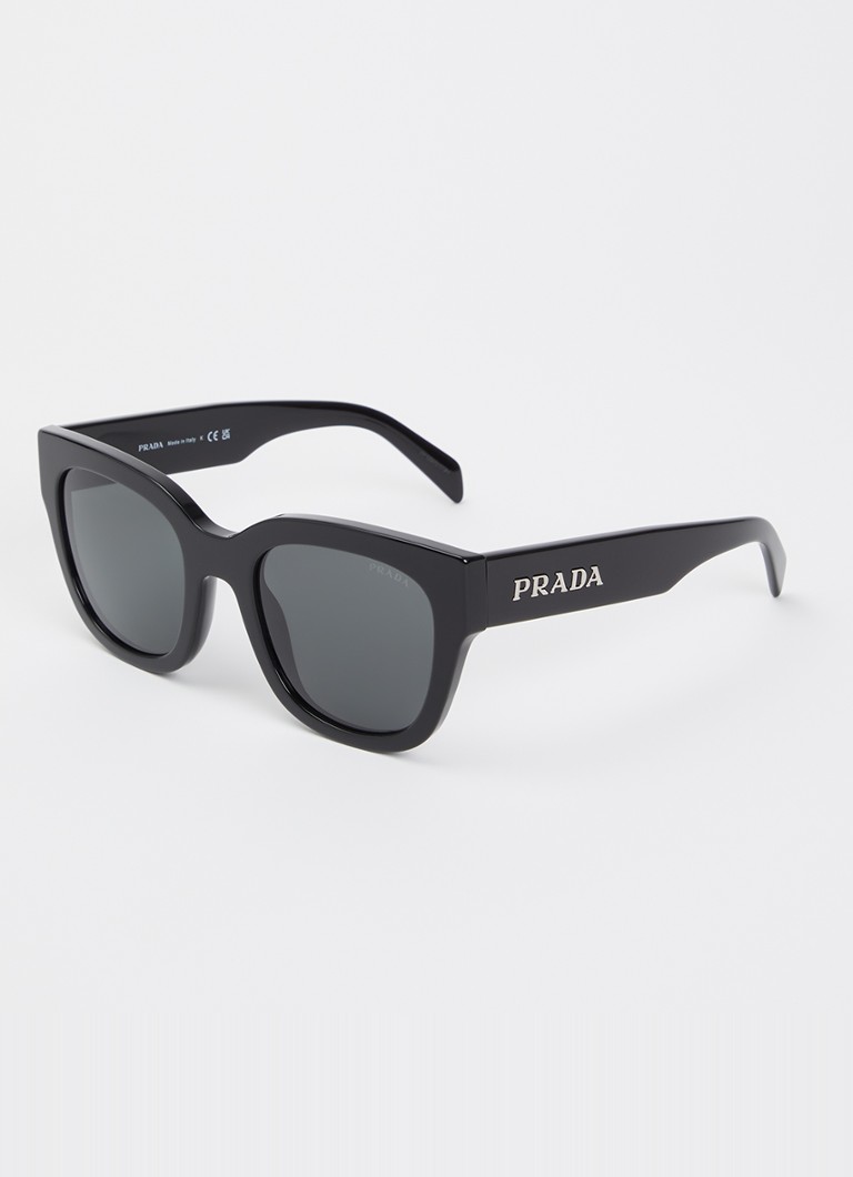 Prada Dames Wayfarer zonnebril PR C04S Zwart - Deal