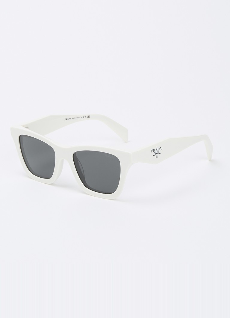 Prada Dames Wayfarer zonnebril PR C07S Wit - Deal