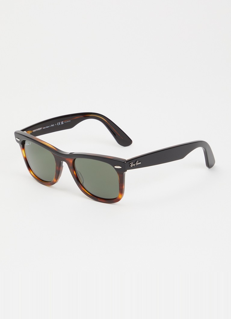 Ray-Ban Dames Wayfarer zonnebril gepolariseerd RB2240 Bruin - Deal