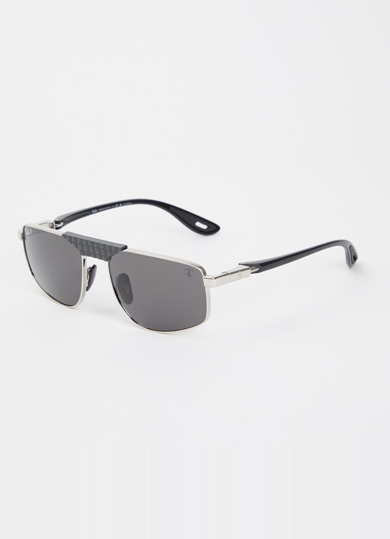 Ray-Ban Heren Retro zonnebril RB3776M Zilver - Deal