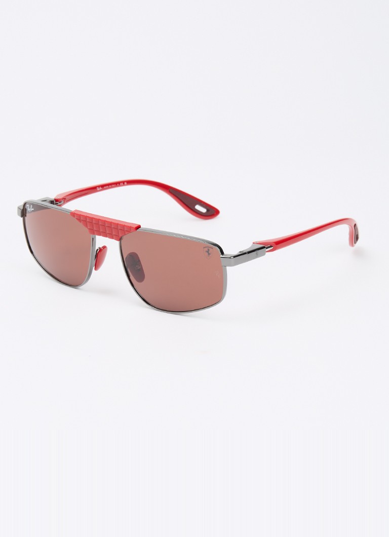 Ray-Ban Heren Retro zonnebril RB3776M Rood - Deal