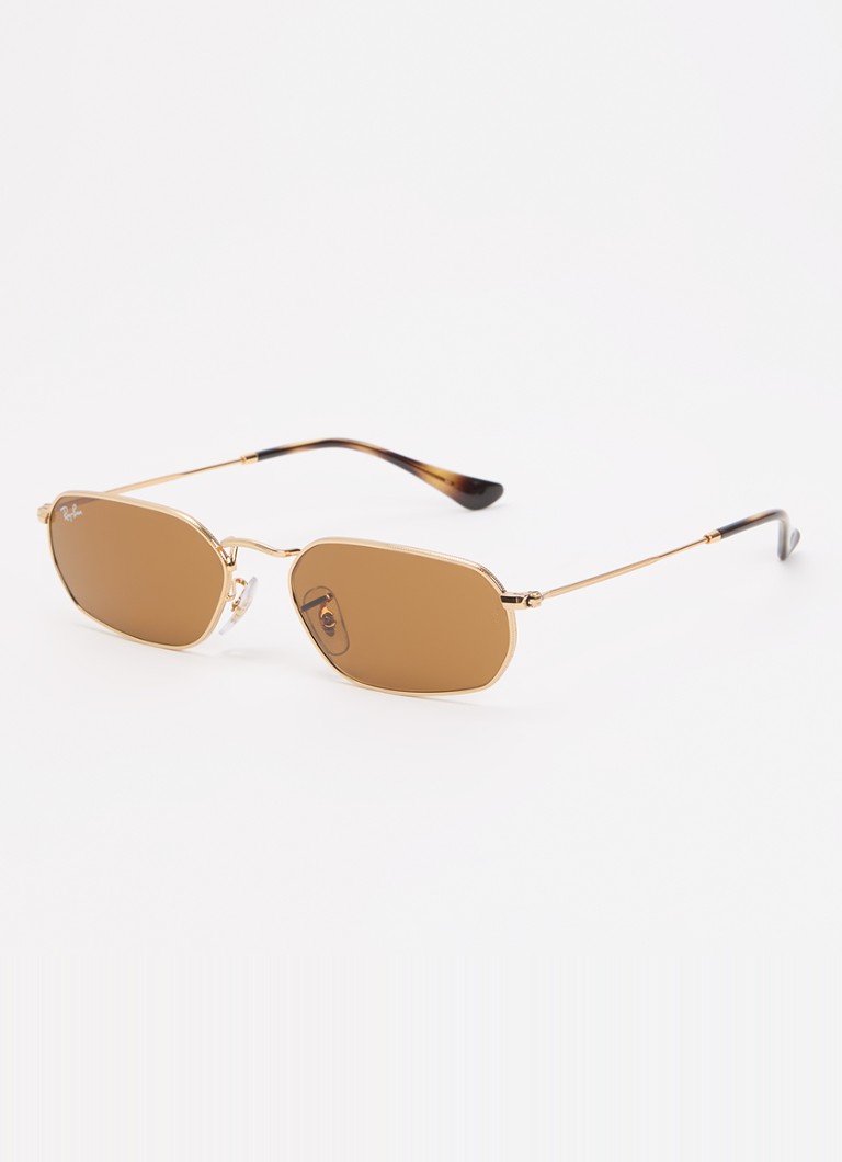 Ray-Ban Dames Retro zonnebril RB3947 Goud - Deal