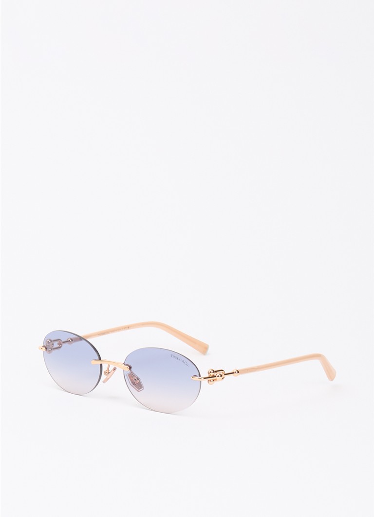 Tiffany & Co. Dames Retro zonnebril TF3104D Roségoud - Deal