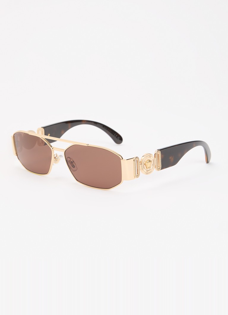 Versace Dames Piloten zonnebril VE2287 Goud