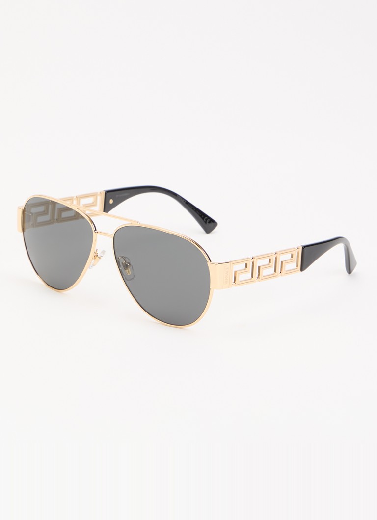 Versace Dames Piloten zonnebril VE2289 Goud