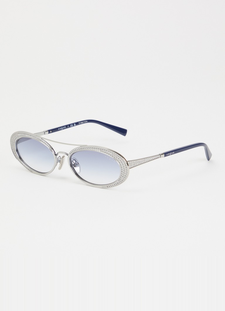 VOGUE Dames Retro zonnebril VO4348SB Zilver - Deal