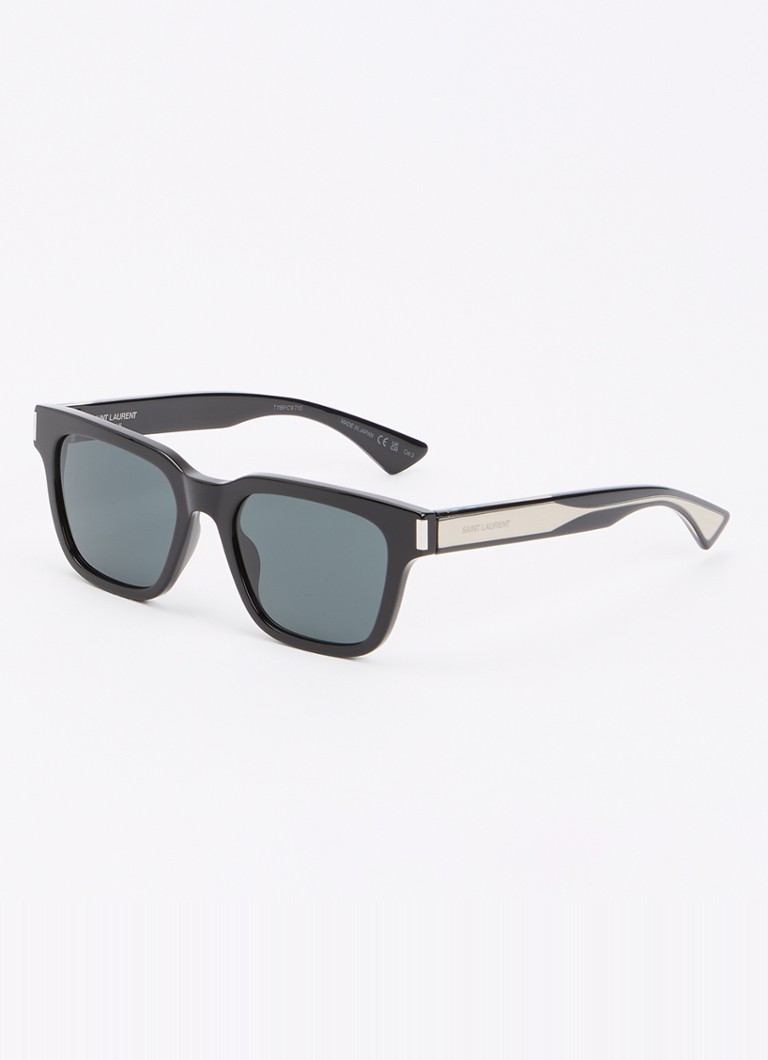 Saint Laurent Heren Wayfarer zonnebril YS000835 Zwart