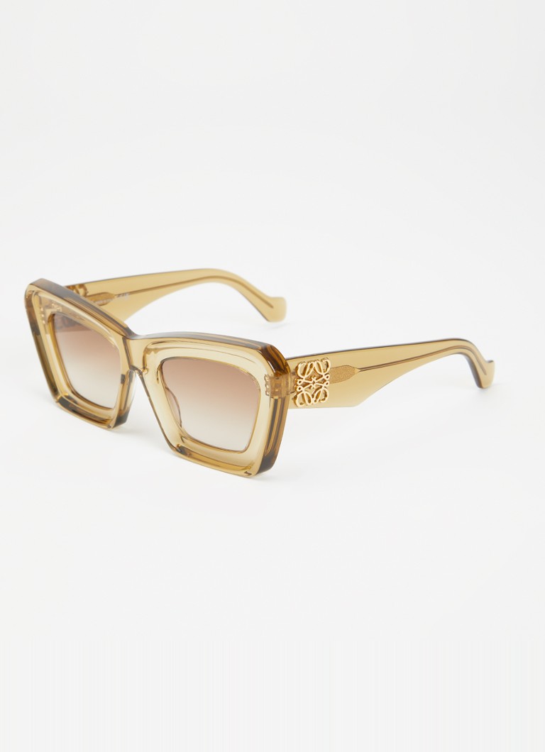 LOEWE Dames Butterfly zonnebril E4000235 Lichtbruin - Deal