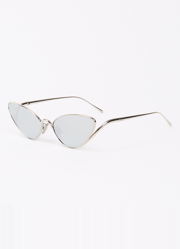 LOEWE Dames Signature zonnebril LW40179U Zilver - Deal