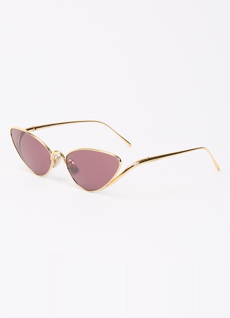 LOEWE Dames Signature zonnebril LW40179U Goud - Deal